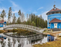 Sfeervolle blokhut aan het water met sauna en panoramaterras in Juva - thumbnail 4