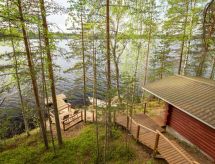 Authentieke blokhut aan het Saarijärvi meer bij Mikkeli - thumbnail 2