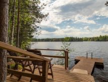 Authentieke blokhut aan het Saarijärvi meer bij Mikkeli - thumbnail 5