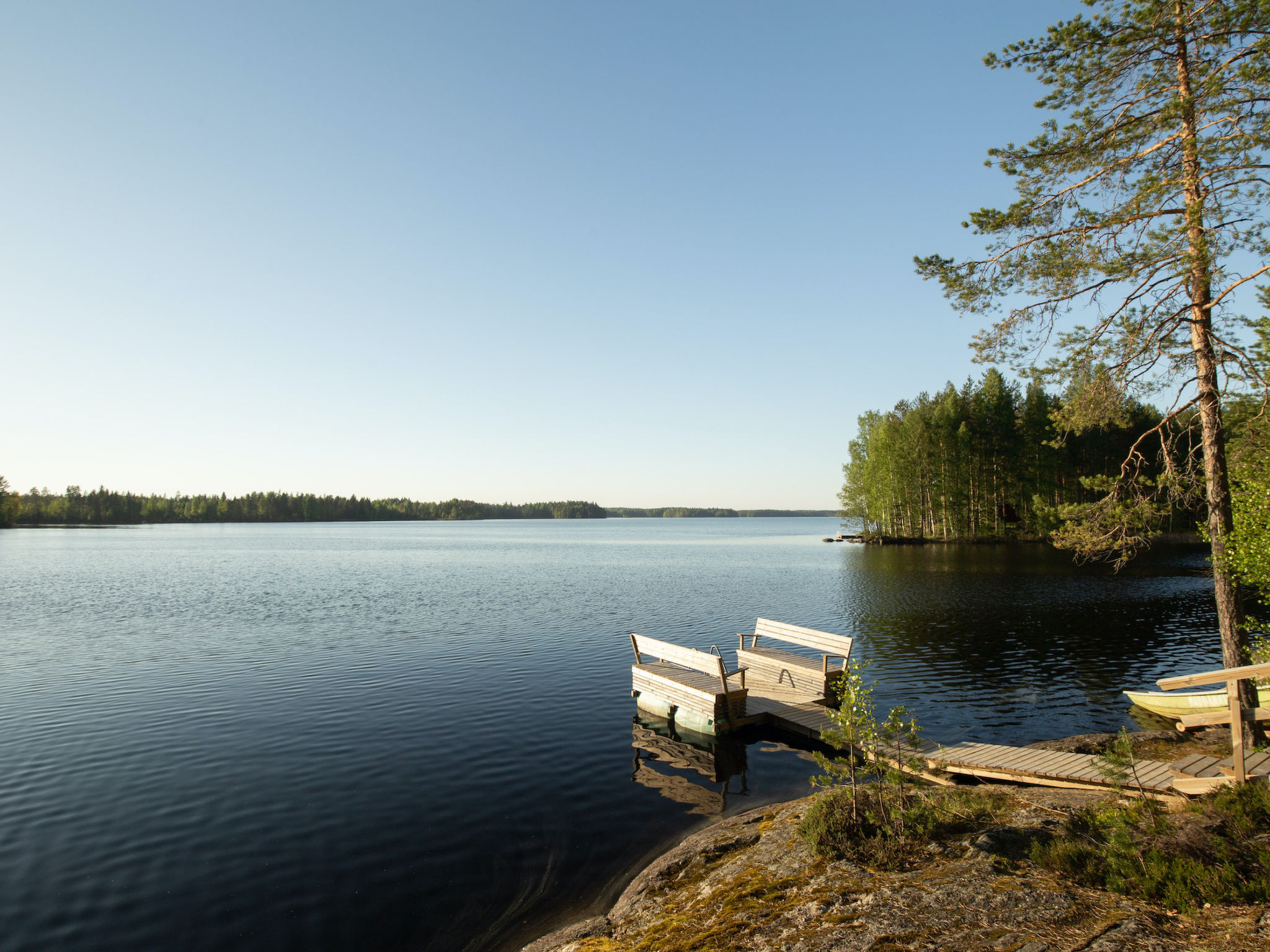 Kalliomökki - Drinnen