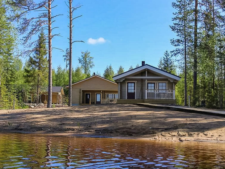 Sauna en rust aan het meer: Vakantiehuis Villa Mari in Pertunmaa in Pertunmaa