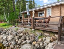 Hiekkaranta: Fins vakantiehuis direct aan meer met zandstrand en sauna - thumbnail 6