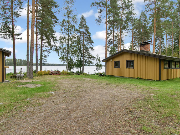 Sauna en rust aan het meer in Pieksämäki: vakantiehuis Rantapirtti in Pieksämäki