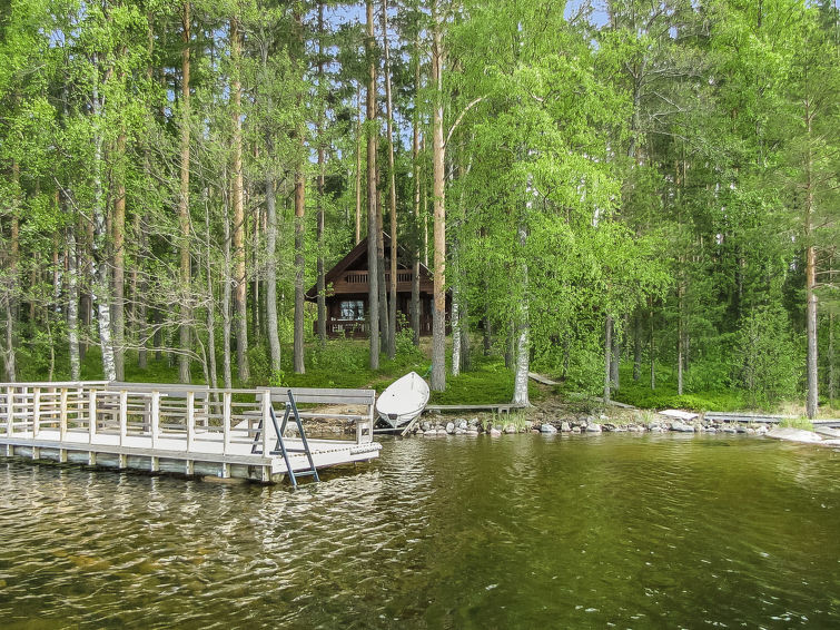 Sauna en rust aan het meer in Punkaharju: Vakantiehuis Auringonlasku in Punkaharju