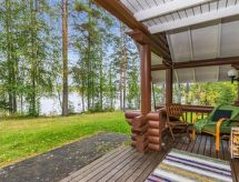 Authentieke blokhut aan het Saimaameer met sauna en roeiboot - thumbnail 6