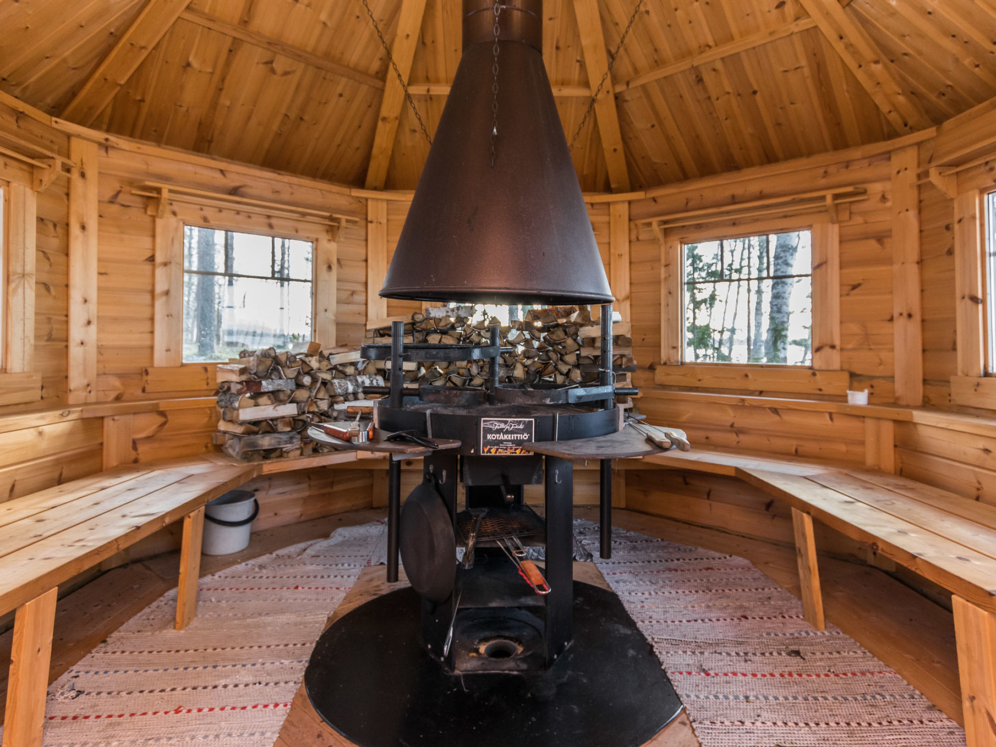 Maison Puolen hehtaarin metsä – Intérieur, photo 5 sur 50