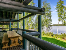 Houten villa aan het Saimaameer met eigen sauna en roeiboot - thumbnail 5