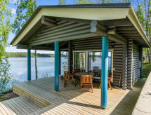 Houten villa aan het Saimaameer met eigen sauna en roeiboot - thumbnail 6