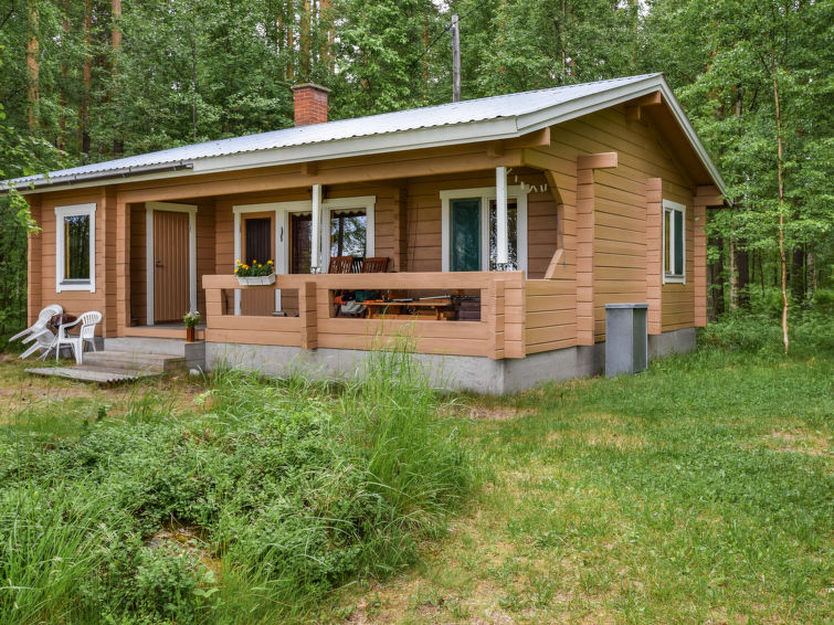 Aan het meer: Sfeervol vakantiehuis Koivuranta in Savonlinna in Savonlinna