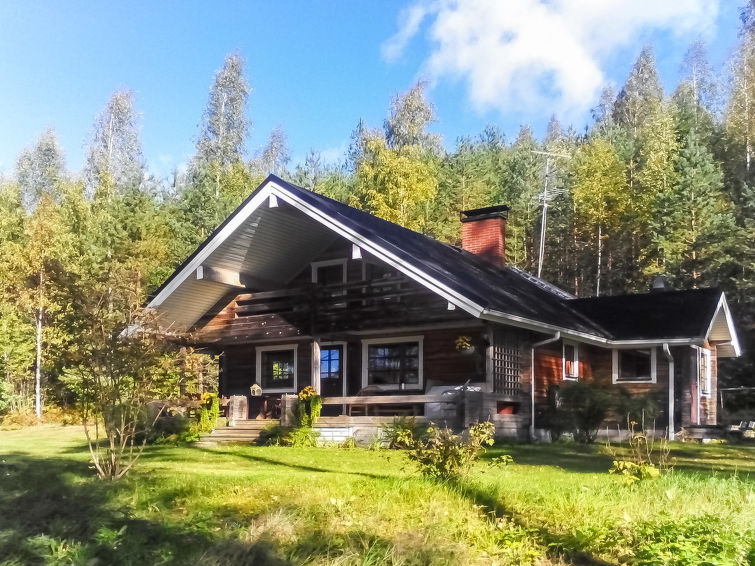 Vakantiehuis met sauna aan het meer in Sulkava in Sulkava