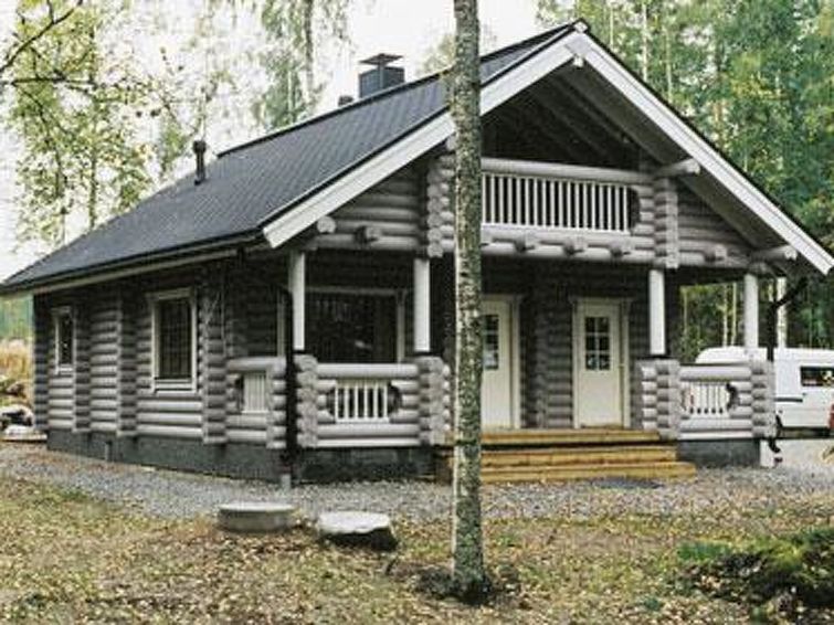 Sauna en rust aan het meer in Hankasalmi: Vakantiehuis Koivuranta in Hankasalmi