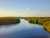Houten villa Aurinko aan het meer in Jämsä met sauna en roeiboot - thumbnail 4