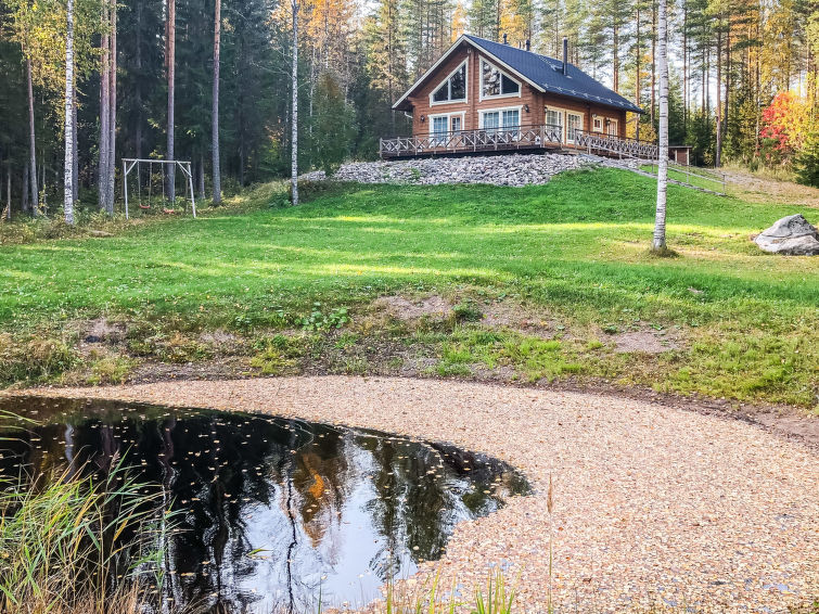 Sauna en rust aan het meer in Jämsä: Vakantiehuis Inkeri in Jämsä
