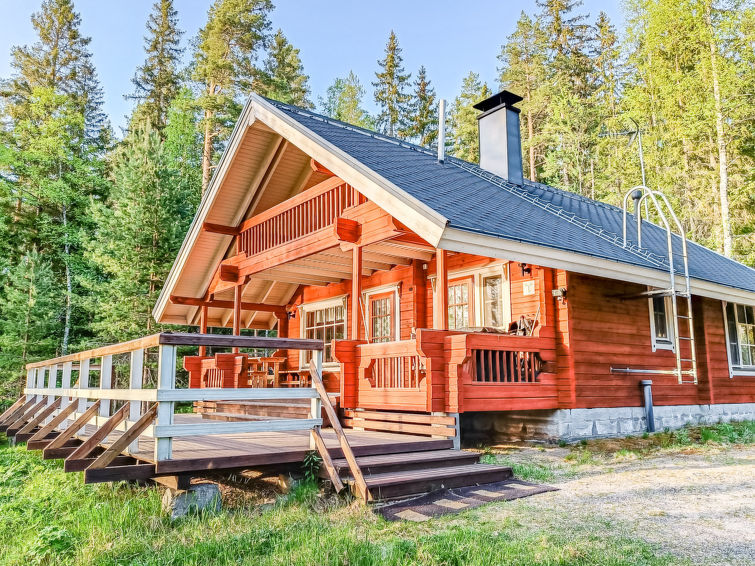 Sauna en rust aan het meer: Vakantiehuis Metsätähti in Konnevesi in Konnevesi