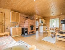 Knusse houten cottage Kinturi aan het meer Ukonjärvi, Konnevesi - thumbnail 6