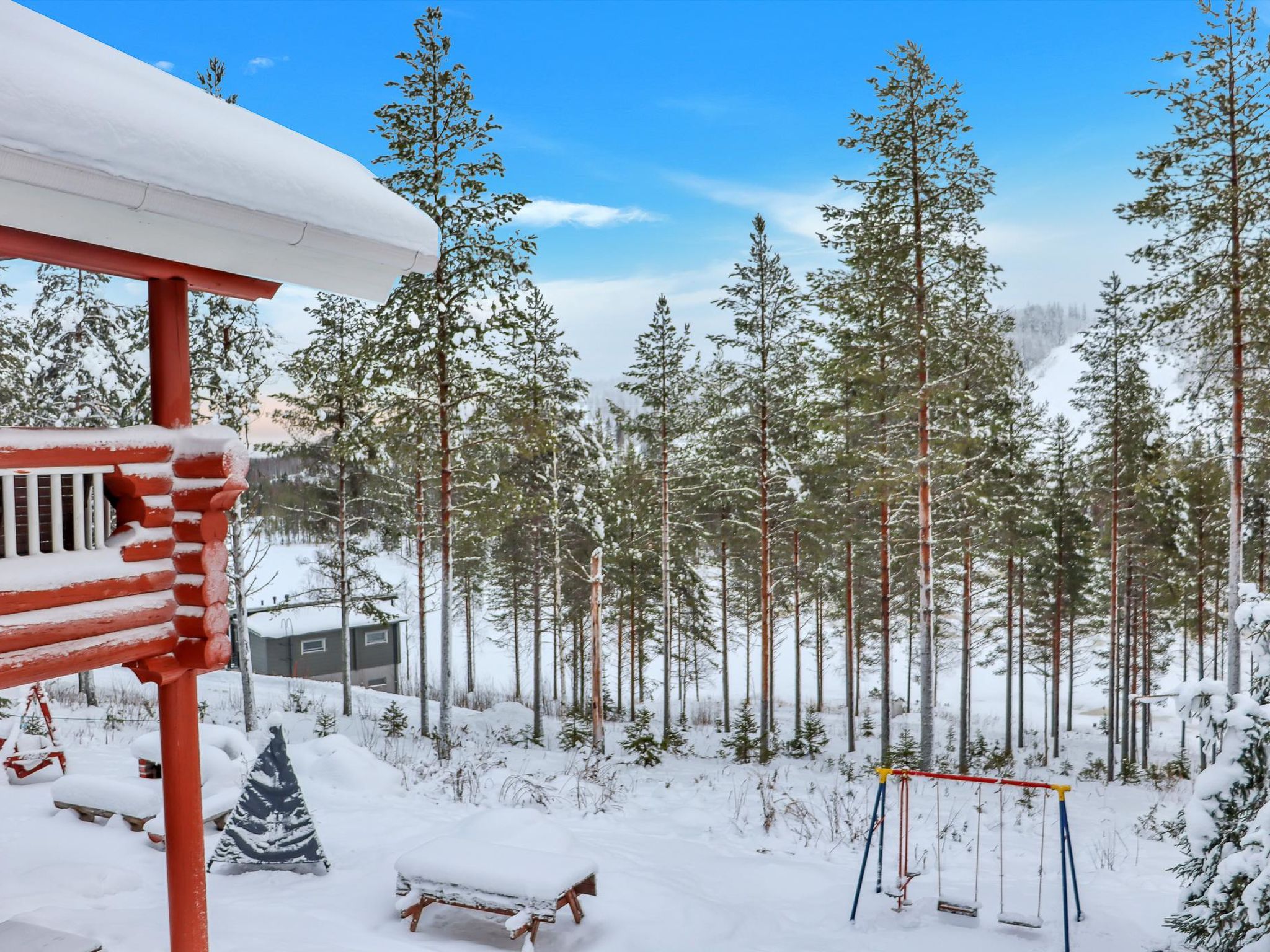Tunturimaja 2 mökki-Binnen