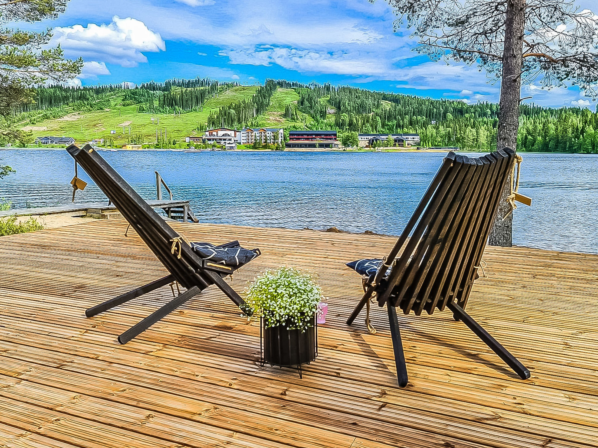 Maison Aurinko-saaga 2 paritalo lasiterassihuoneisto – Intérieur, photo 16 sur 64