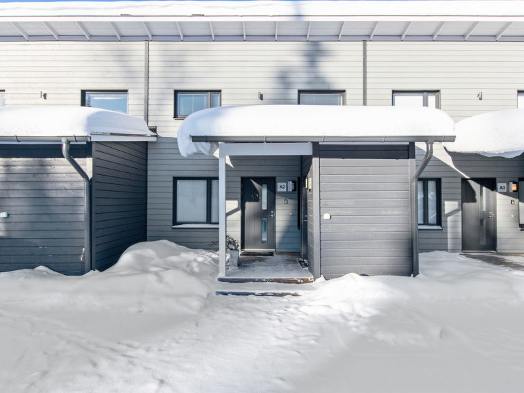 Aan de piste: Sfeervol vakantiehuis in Hyrynsalmi voor 5 personen in Hyrynsalmi