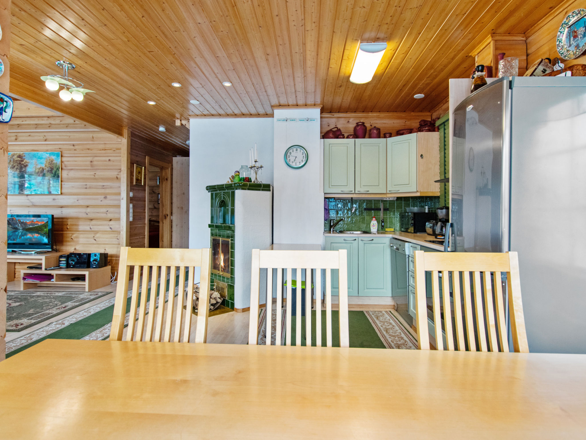 Lomataivas mökki - Inside