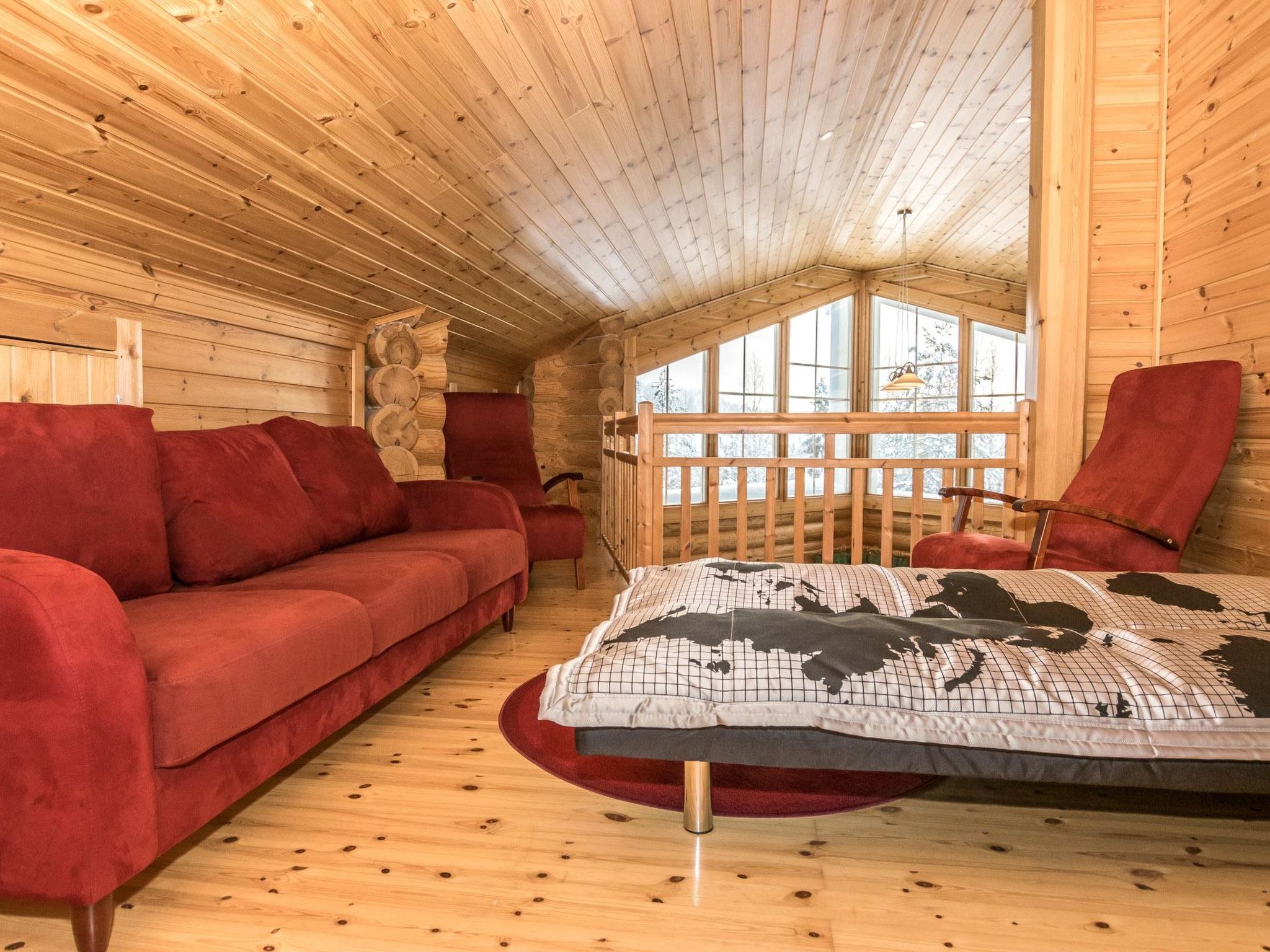 Aurinkoinen hirsimökki-Binnen