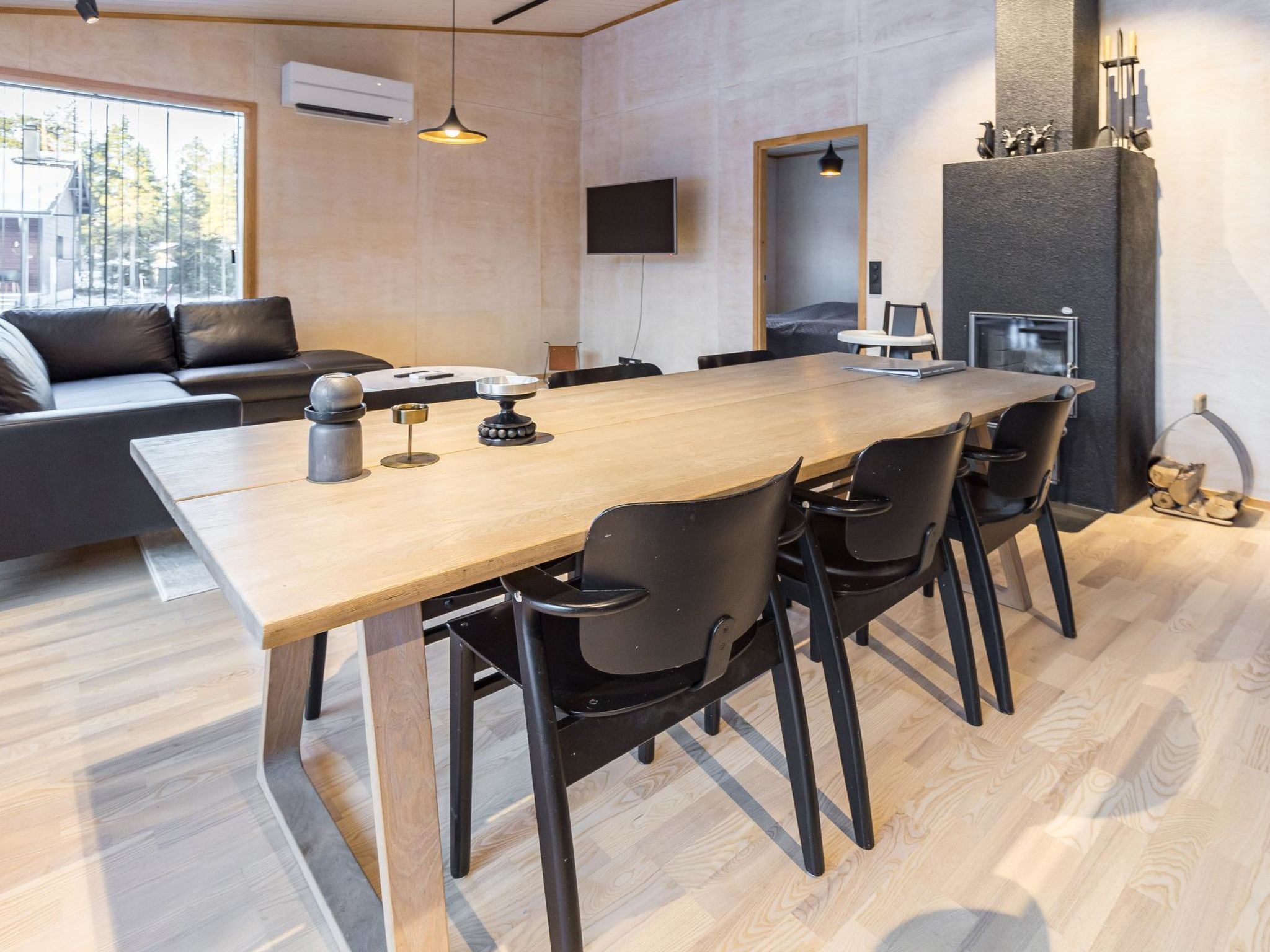 Villa plywood-Binnen