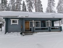 Massief houten chalet aan het meer in Puolanka, vlakbij skicentrum Paljakka - thumbnail 2