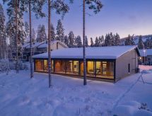 Riant appartement aan het water met sauna, vlakbij de skipistes van Vuokatti - thumbnail 1
