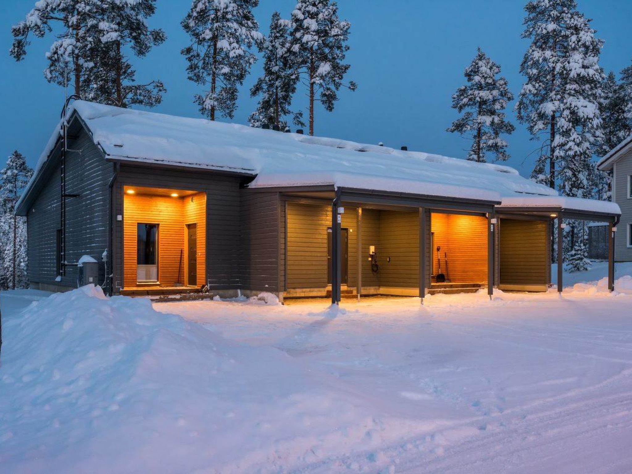 Riant appartement aan het water met sauna, vlakbij de skipistes van Vuokatti - foto 3