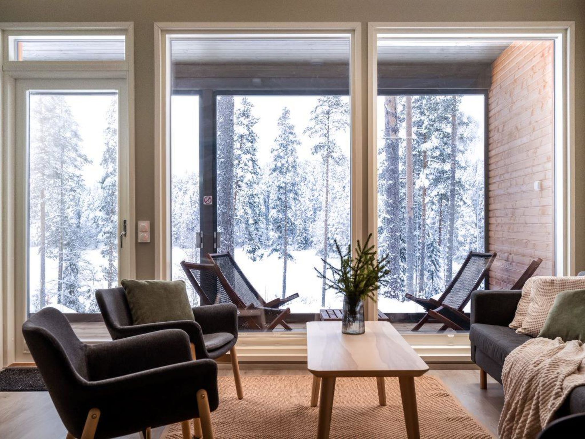 Riant appartement aan het water met sauna, vlakbij de skipistes van Vuokatti - foto 6