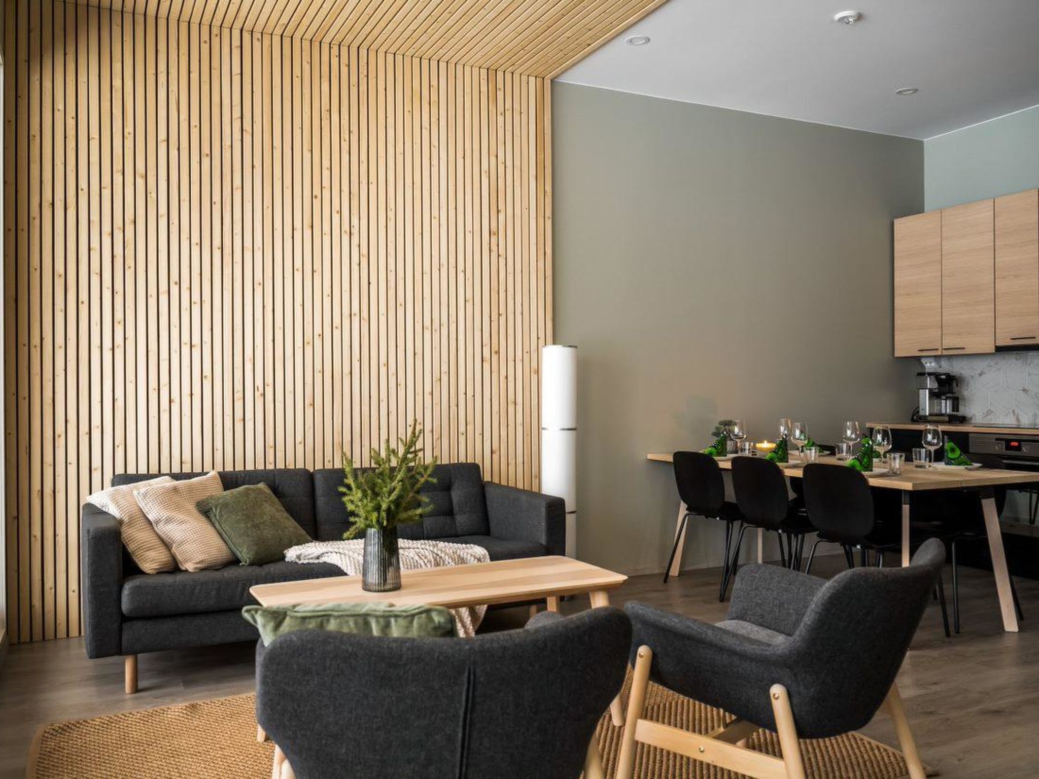 Riant appartement aan het water met sauna, vlakbij de skipistes van Vuokatti - foto 12