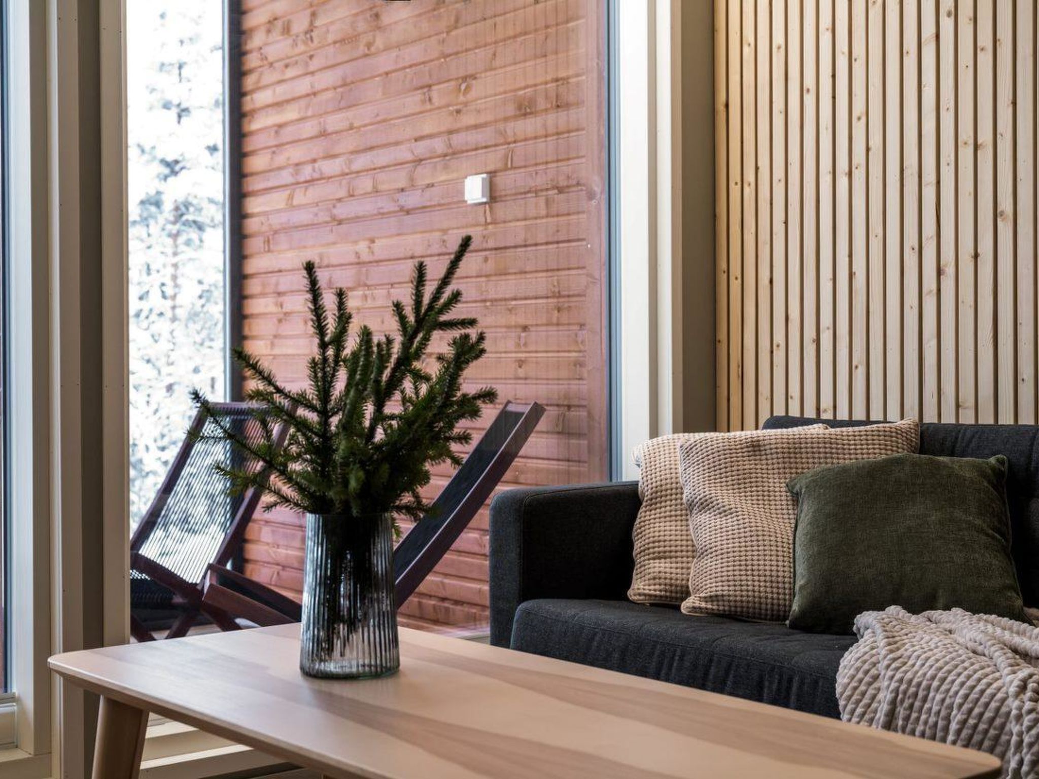 Riant appartement aan het water met sauna, vlakbij de skipistes van Vuokatti - foto 13