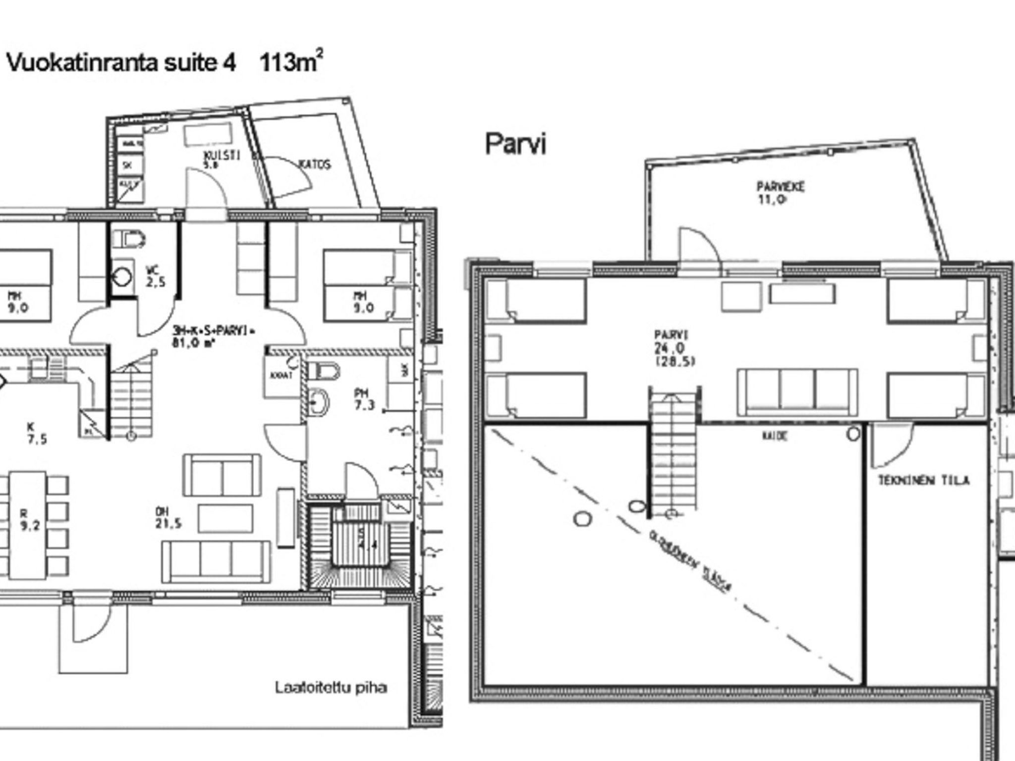 Vuokatinranta suite 4 c-Dedans