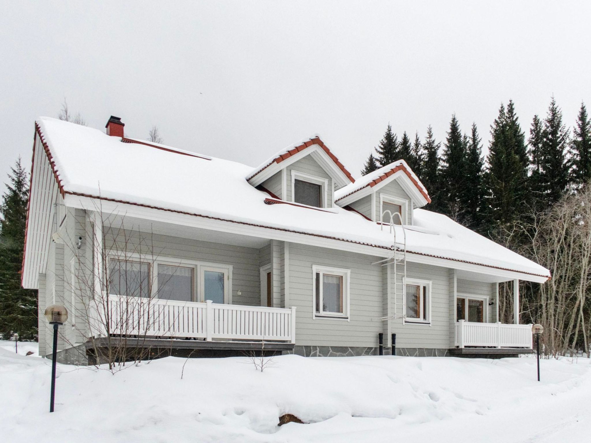 Vuokatti villas ahma-Binnen