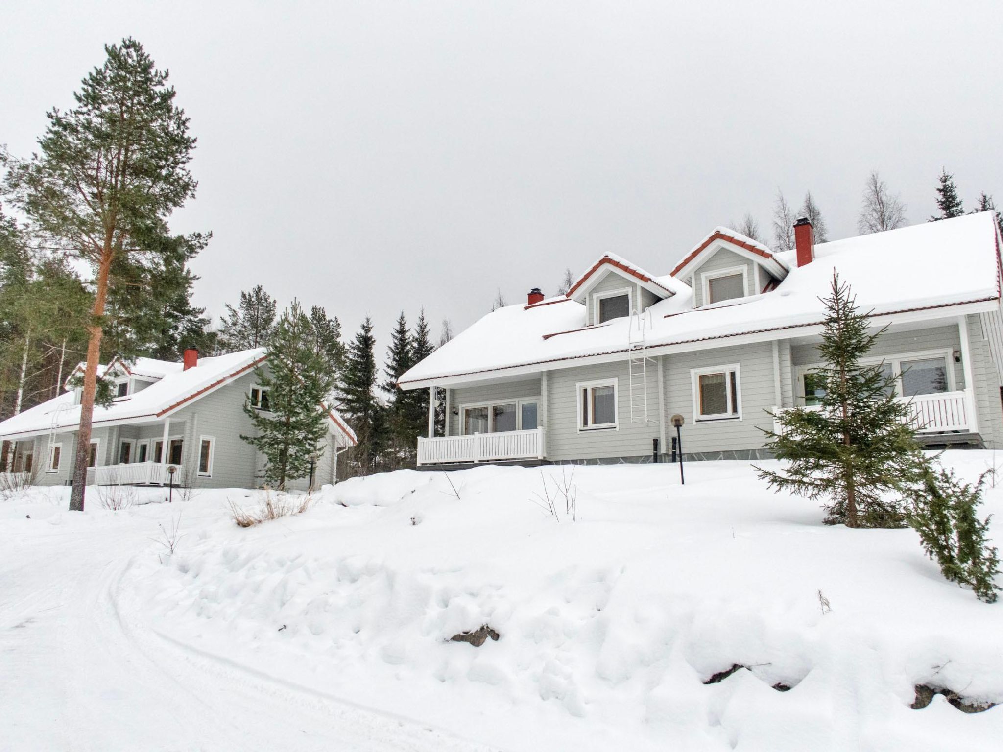 Vuokatti villas ahma-Binnen