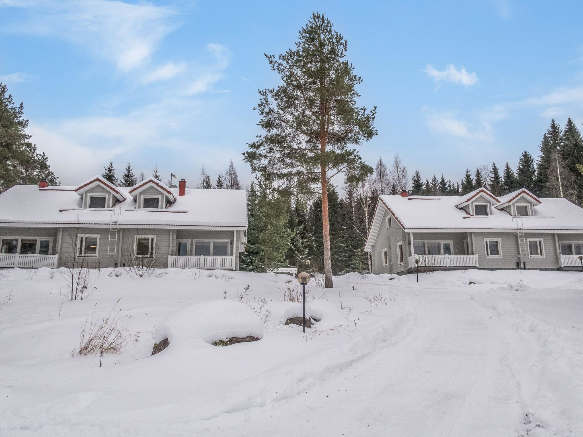 Vuokatti villas ahma-Binnen