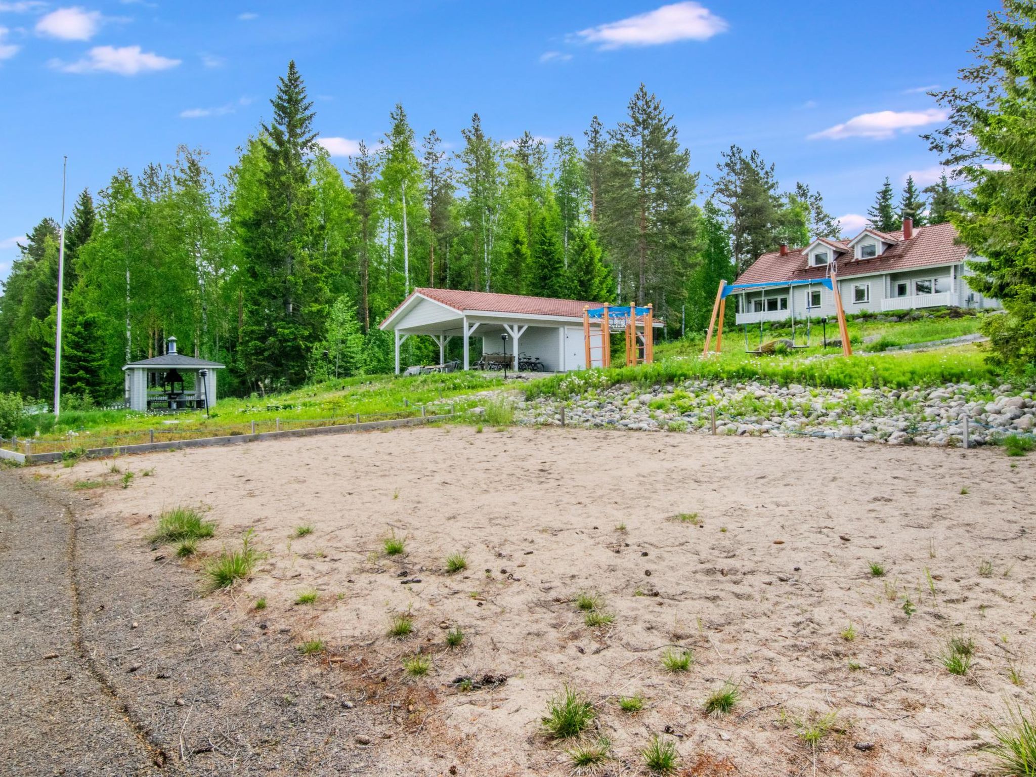 Vuokatti villas ahma-Binnen