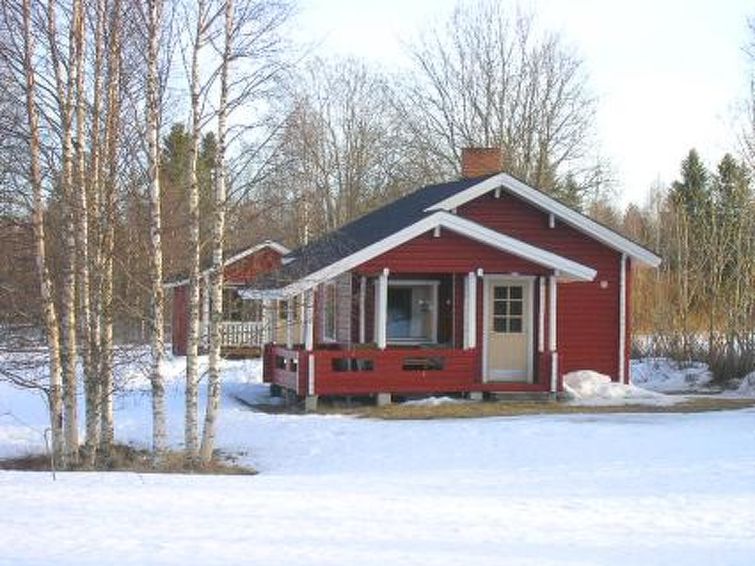 Aan het meer: Sfeervol vakantiehuis Hilla in Taivalkoski in Taivalkoski