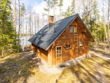 Authentieke Finse blokhut aan het Vesijärvi-meer, Asikkala - thumbnail 2