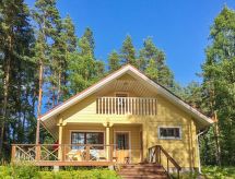 Authentieke blokhut aan het Nerkoojärvi meer in Kihniö - thumbnail 1