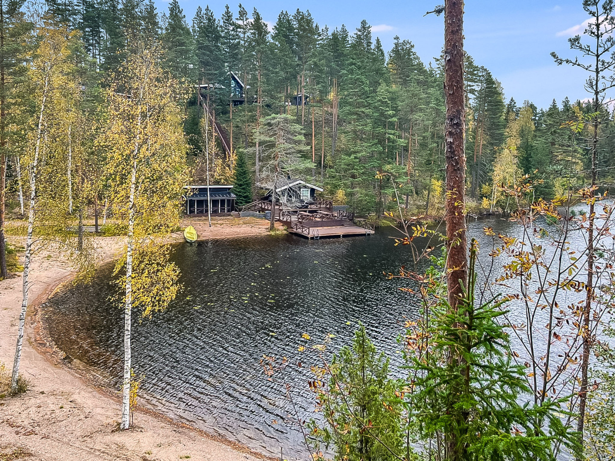 Villa Loisto: Luxe Finse cottage aan het meer met sauna's en barbecuehut - foto 2