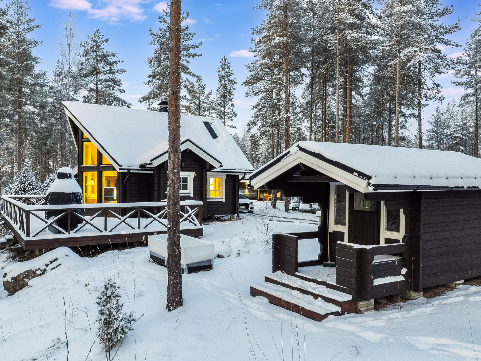 Villa Loisto: Luxe Finse cottage aan het meer met sauna's en barbecuehut - foto 6