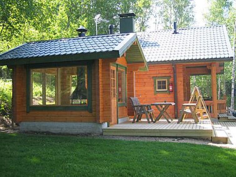 3-persoons vakantiehuis Rantatupa met sauna aan het meer in Ruovesi in Ruovesi