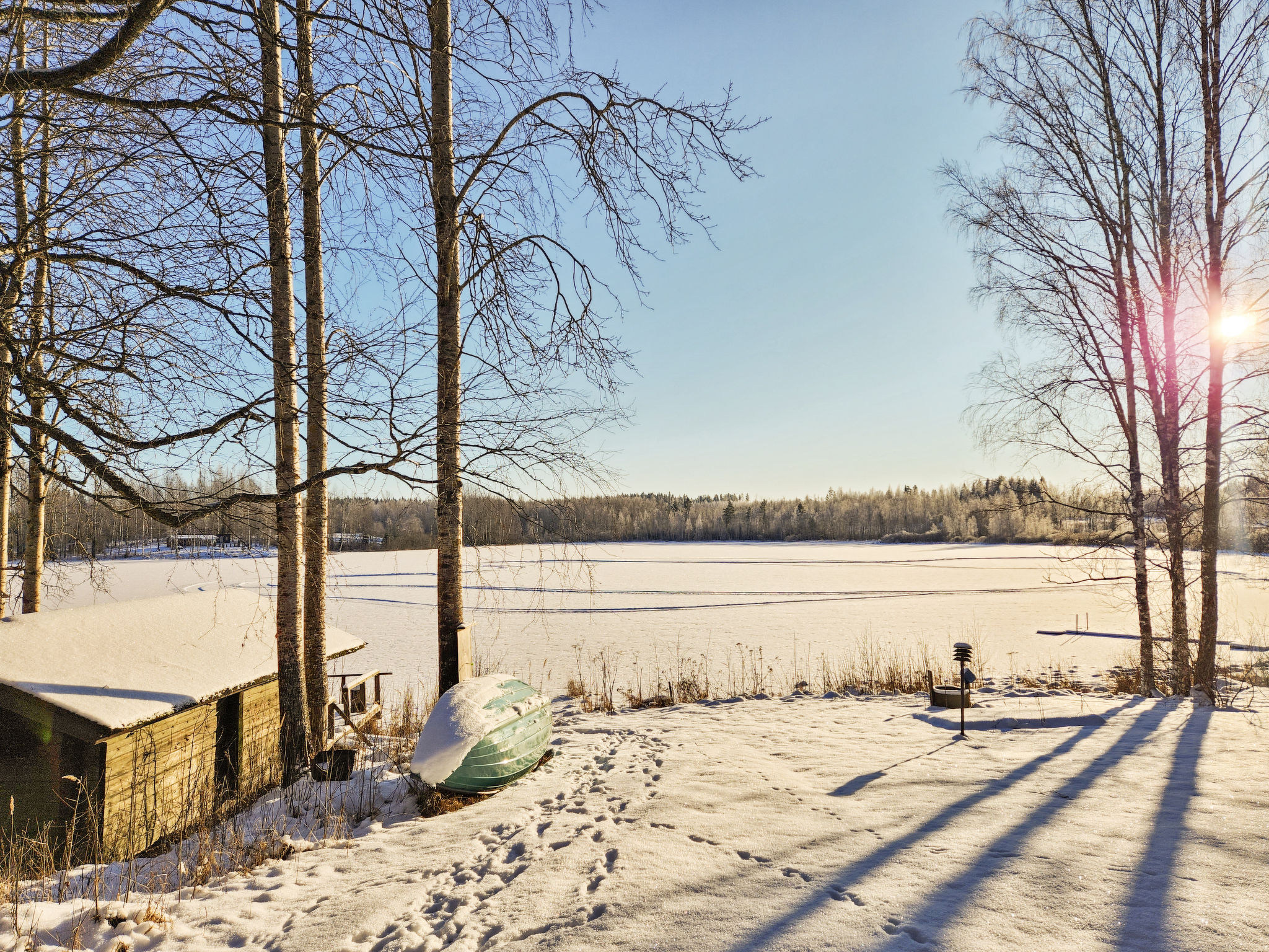 Rustiek blokhutparadijs aan het meer in Ruovesi, Pirkanmaa - foto 27