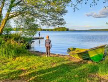 Knusse houten cabine direct aan het meer in Suodenniemi - thumbnail 4