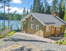 Authentieke blokhut aan het Karhejärvi meer met sauna en grillhut - thumbnail 1