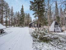 Authentiek Fins appartement in Äkäslompolo met sauna, 4 km van skigebied - thumbnail 3