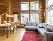 Ruime blokhut voor 8 personen in de bergen van Äkäslompolo, Lapland - thumbnail 5
