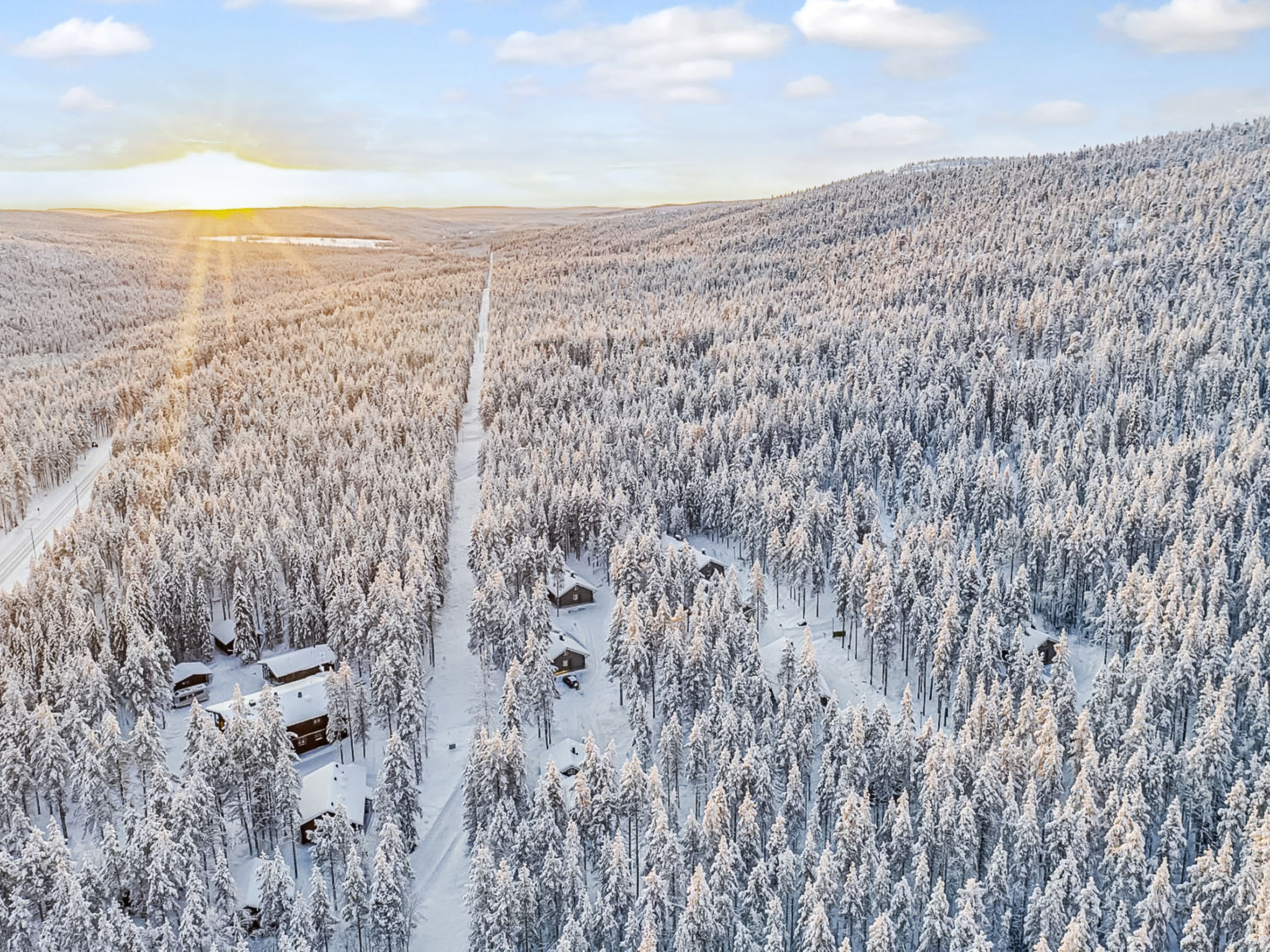 Ylläksen tunturihonkamaja 5 - Drinnen