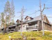 Rustiek blokhutappartement voor 8 in het bergachtige Äkäslompolo - thumbnail 1