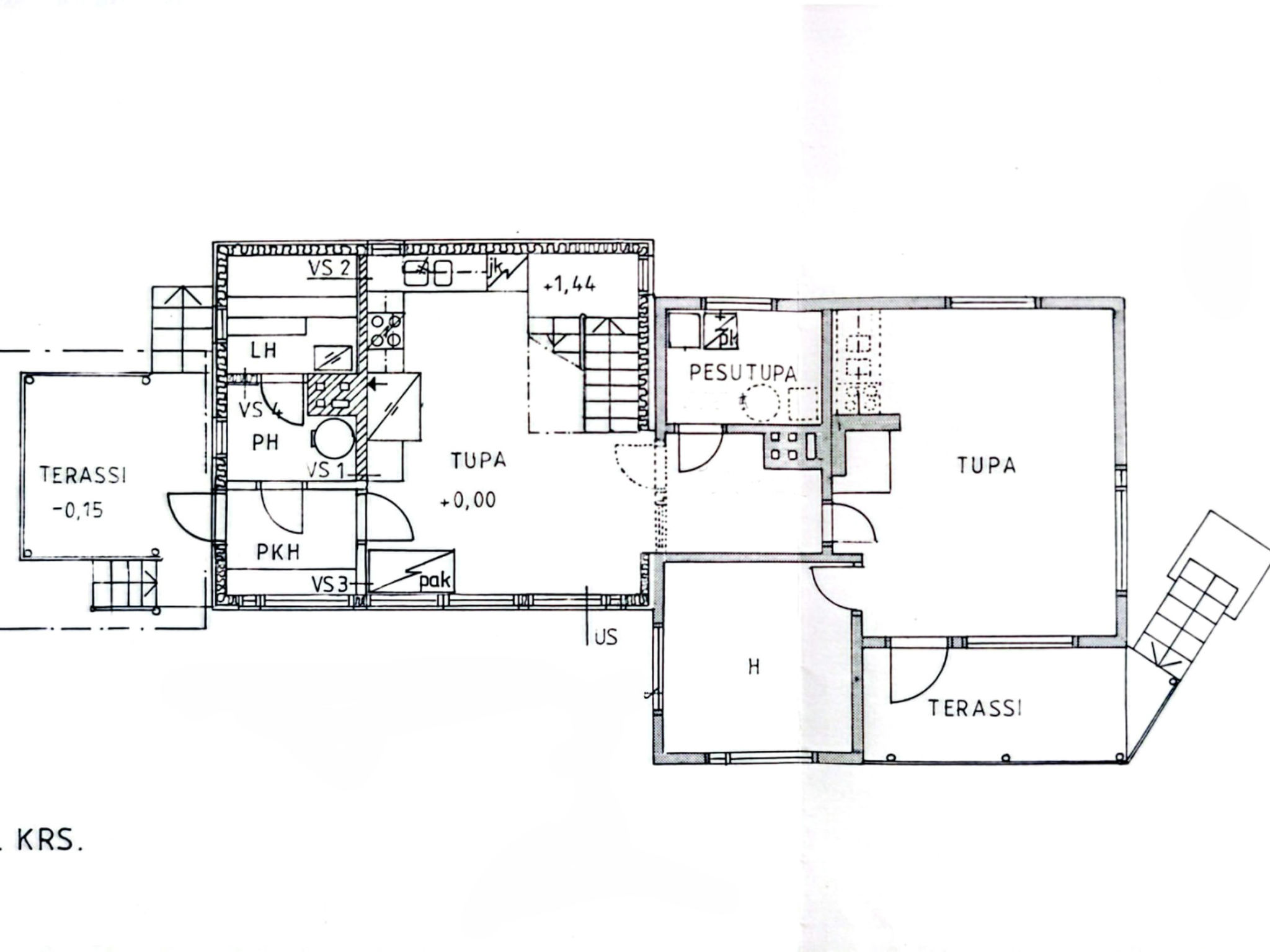 Villa rääpys - Dedans